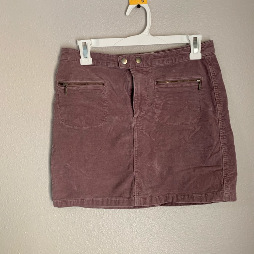 Light purple mini skirt
